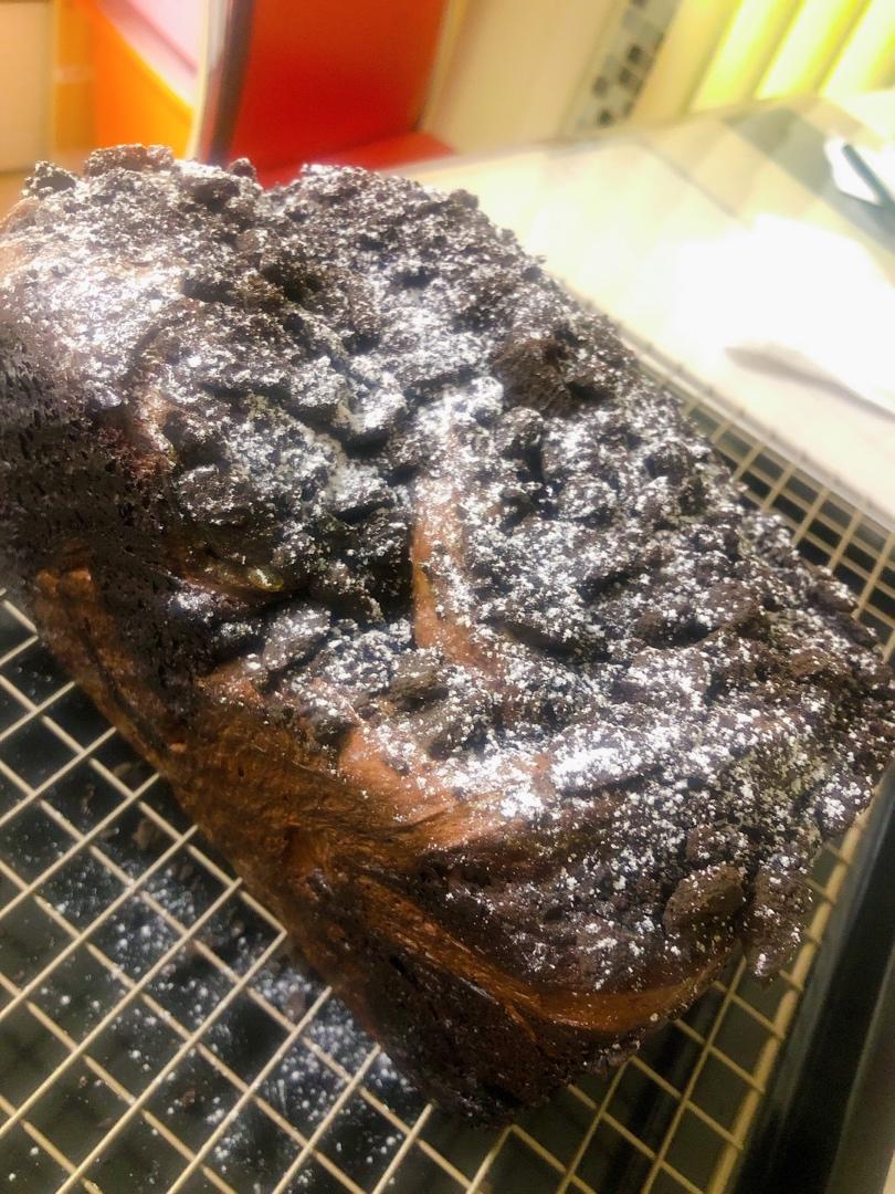 雪山巧克力吐司（巧克力奥利奥吐司面包）