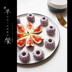 宝宝辅食：浓浓奶香紫薯米糕的做法 步骤13