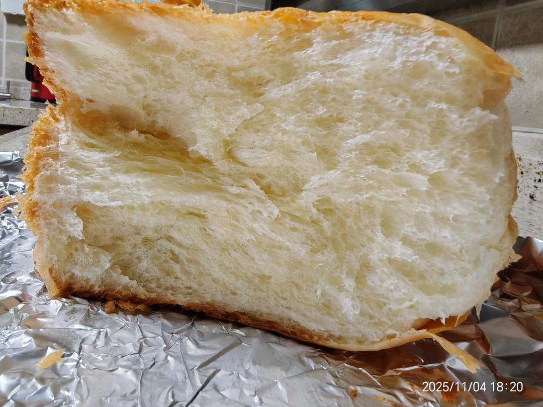 夺命软吐司(๑´ڡ`๑)超软拉丝极速方便的一次发酵吐司