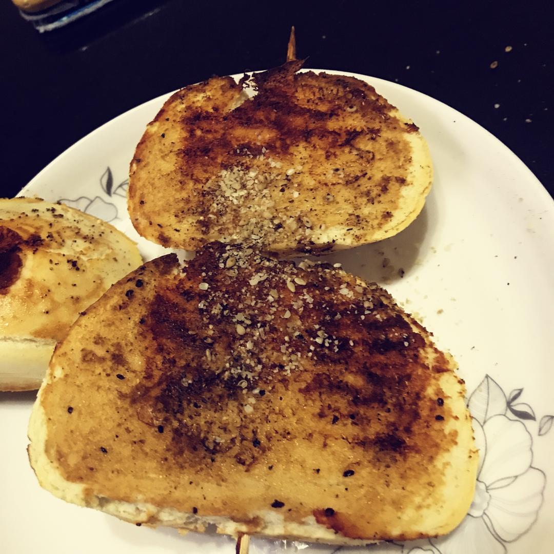 【素食】家庭烤箱版烤馒头片