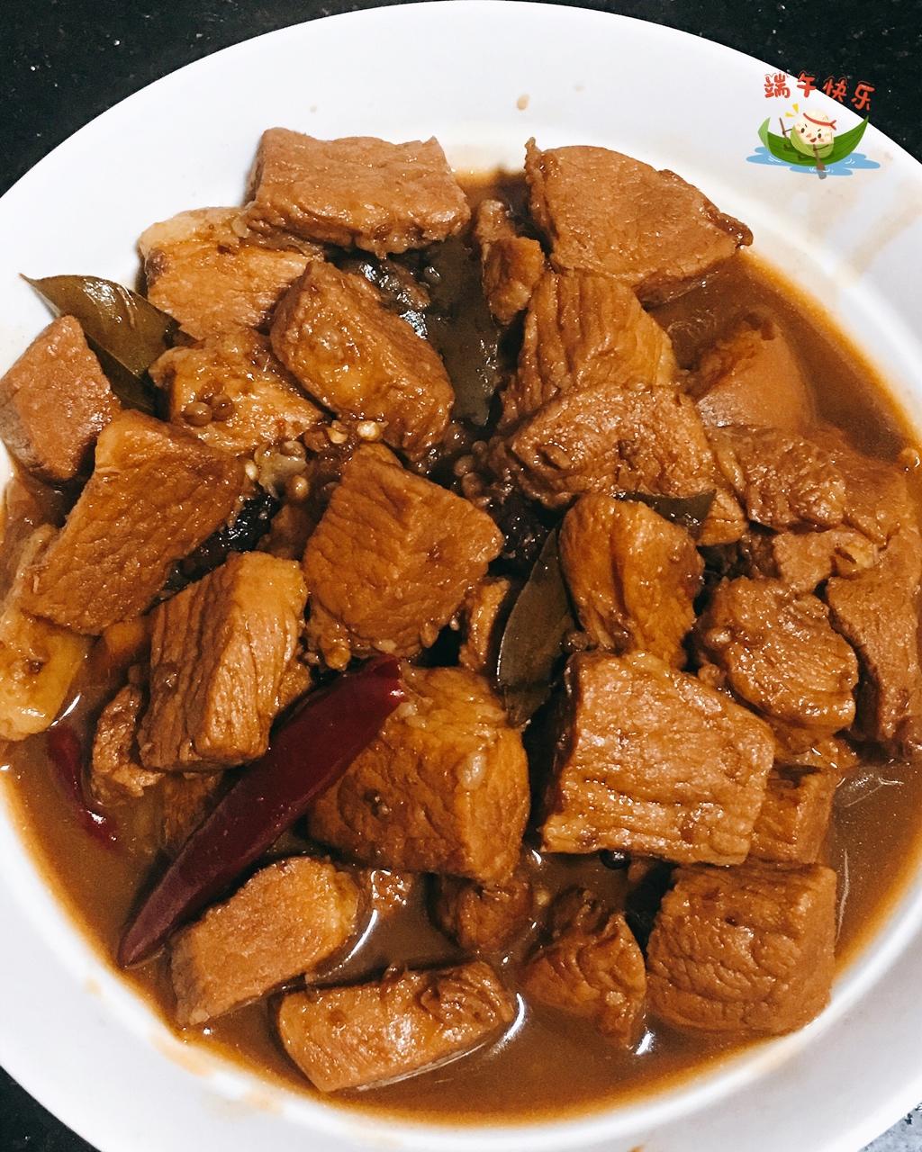 吃着碗里望着锅里的红烧肉