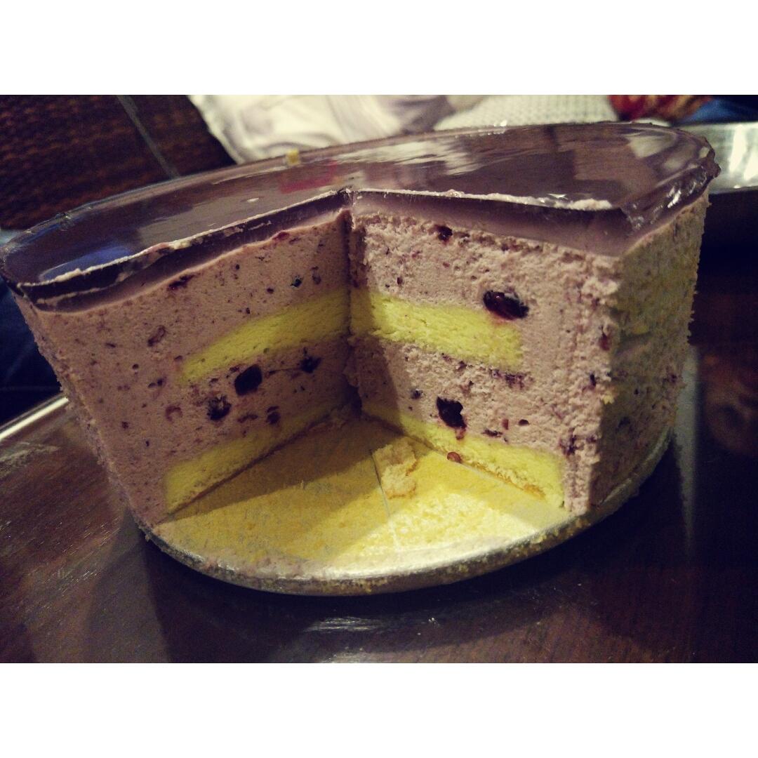 免烤蓝莓慕斯蛋糕