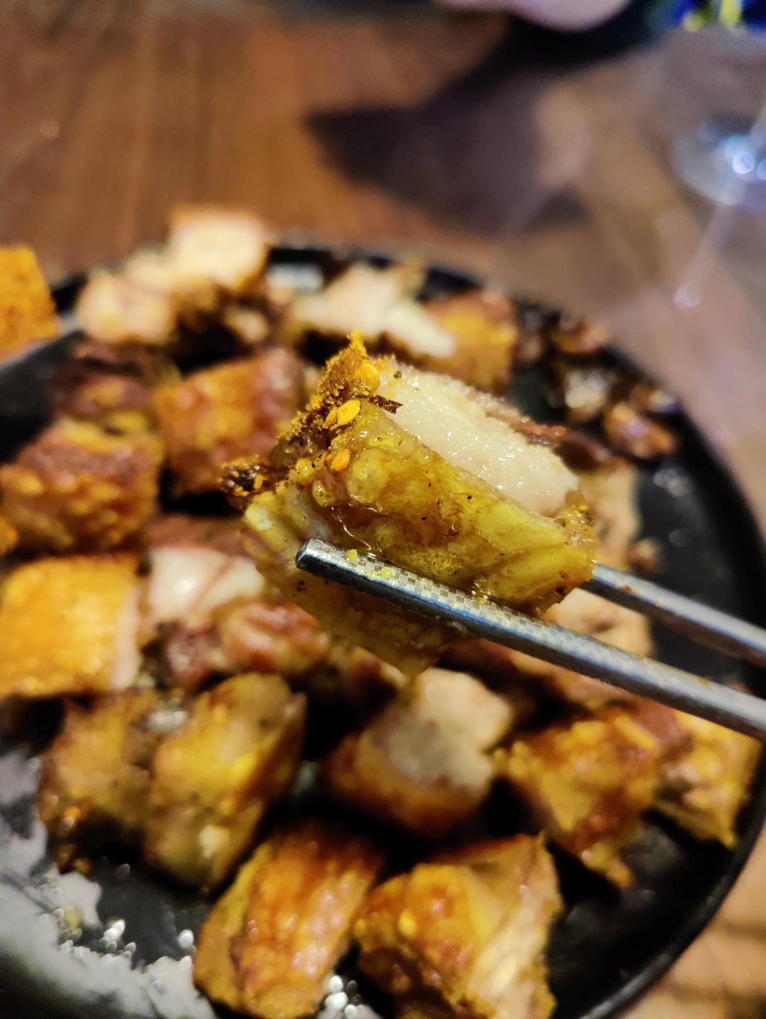 空气炸锅版家常脆皮五花肉