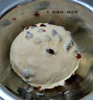 蔓越莓提子软欧面包，0基础可操作的面包的做法 步骤6
