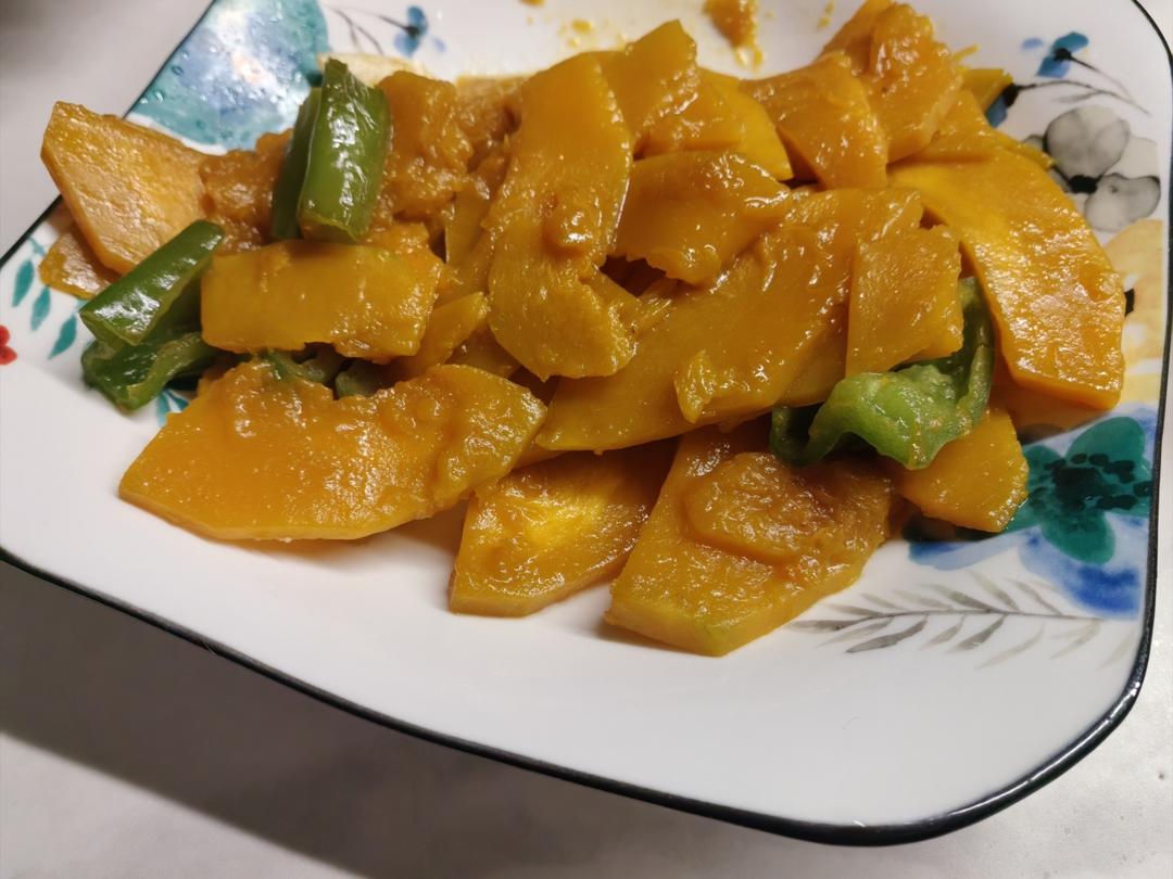 清炒老南瓜