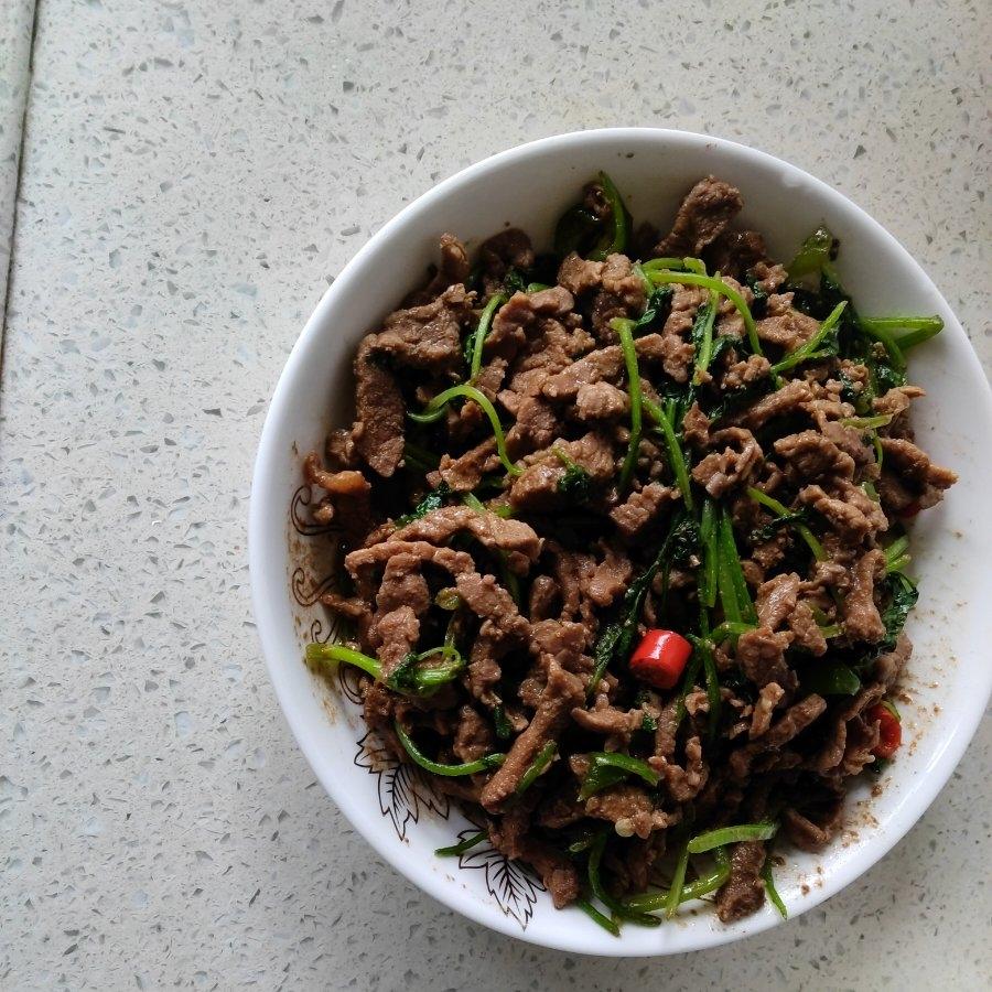 香菜牛肉丝（下饭神器）