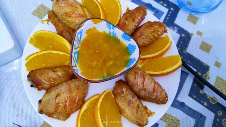 “橙翼”满满橙香鸡翅