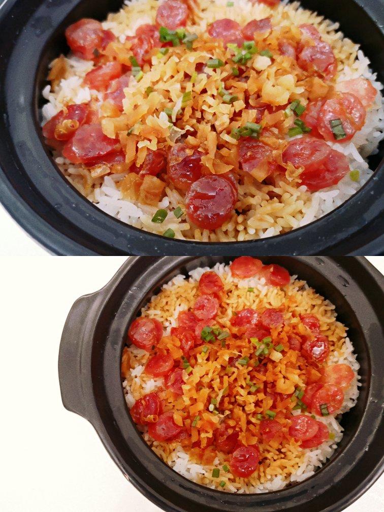香肠煲仔饭