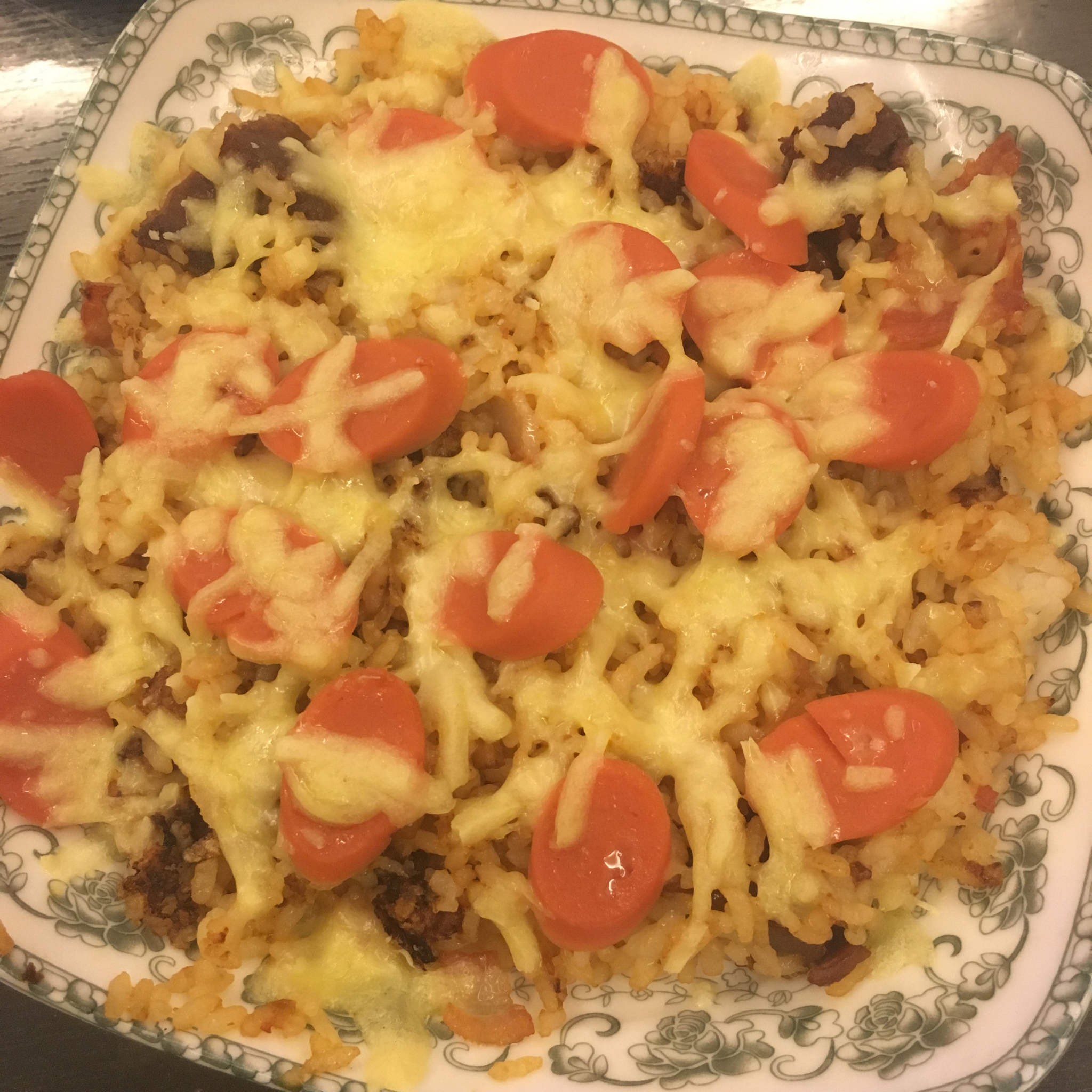 电饭锅版香菇腊肠饭