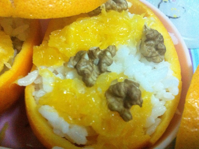 橙蒸糯米飯