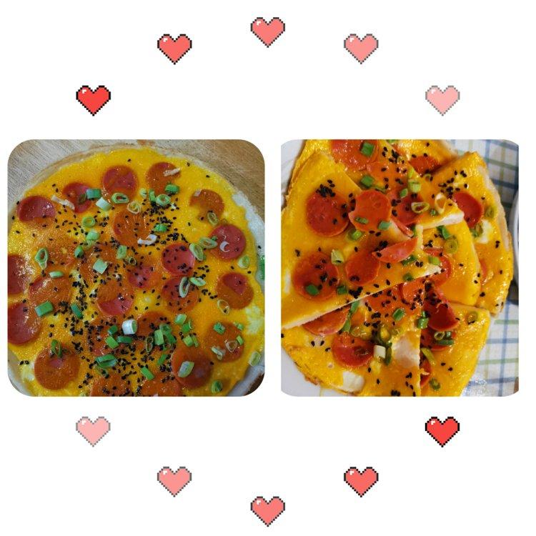 在家就能做的高颜值超好吃的(火腿鸡蛋饼）