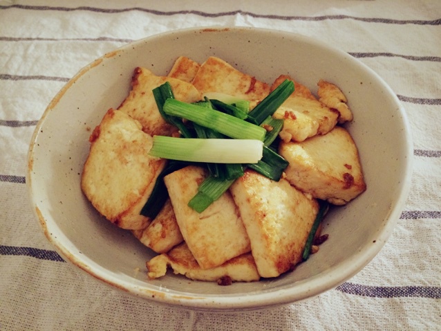 香煎豆腐--家常豆腐