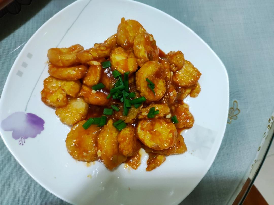 脆皮茄汁日本豆腐