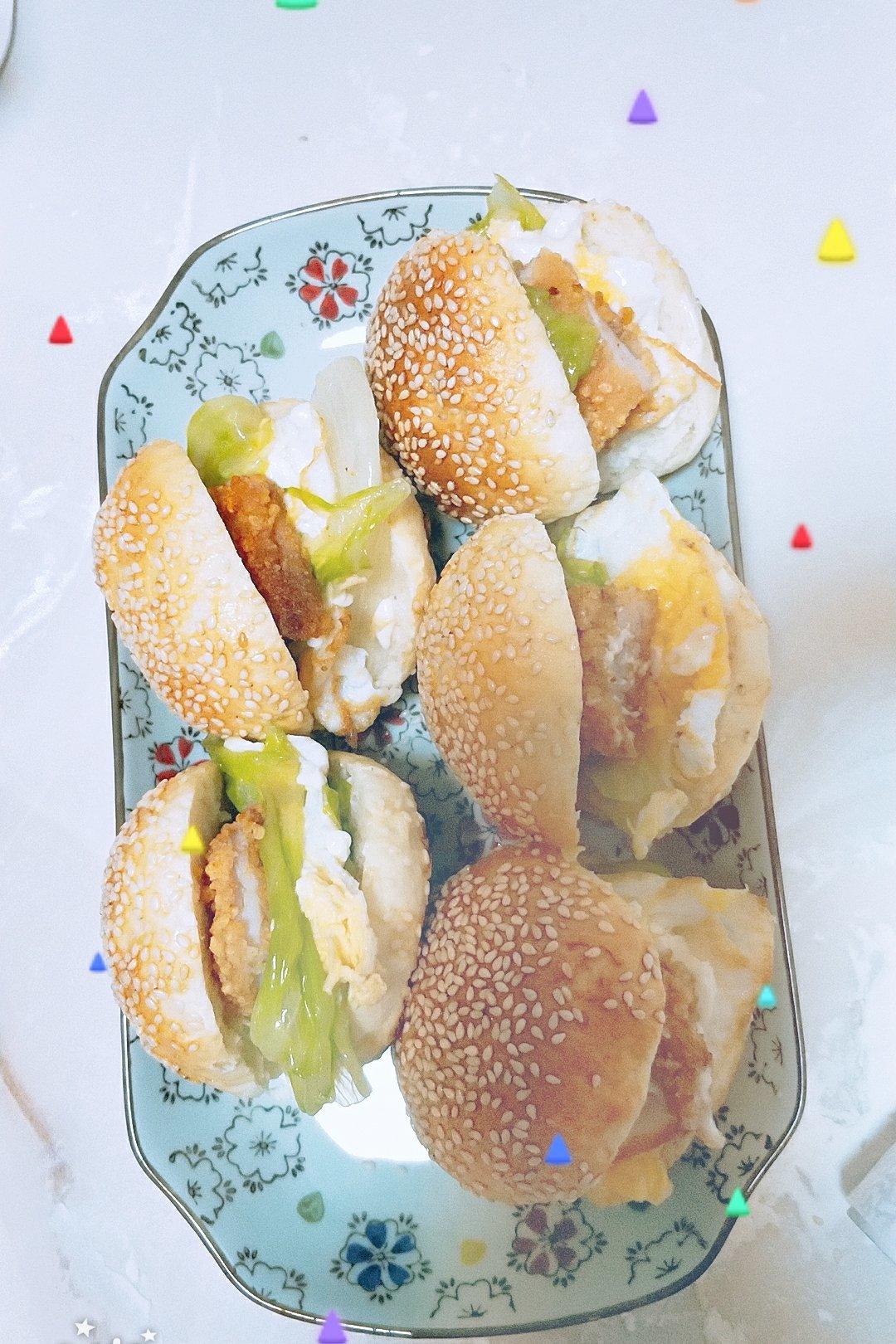 汉堡（基础汉堡胚做法）