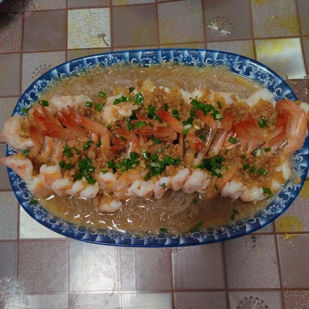 蒜蓉粉丝蒸虾