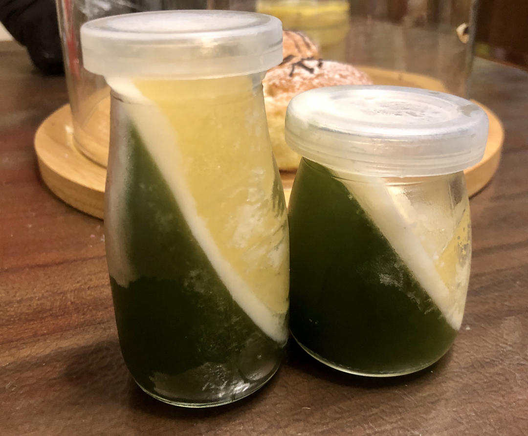 网红水蜜桃奶冻