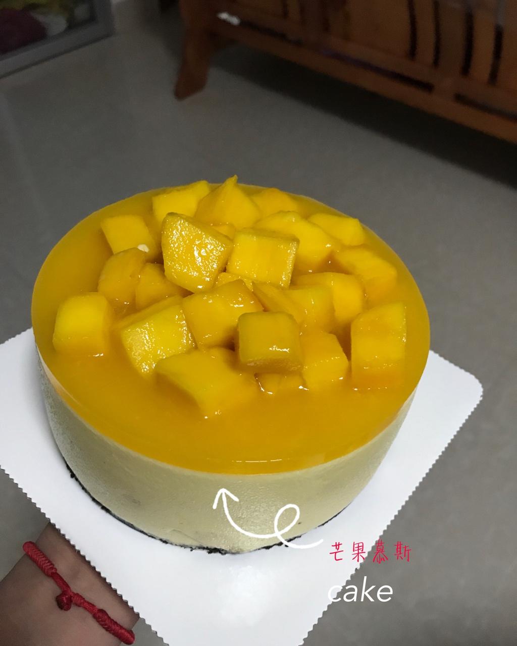 【视频】芒果慕斯（6寸） | 含镜面果胶配方