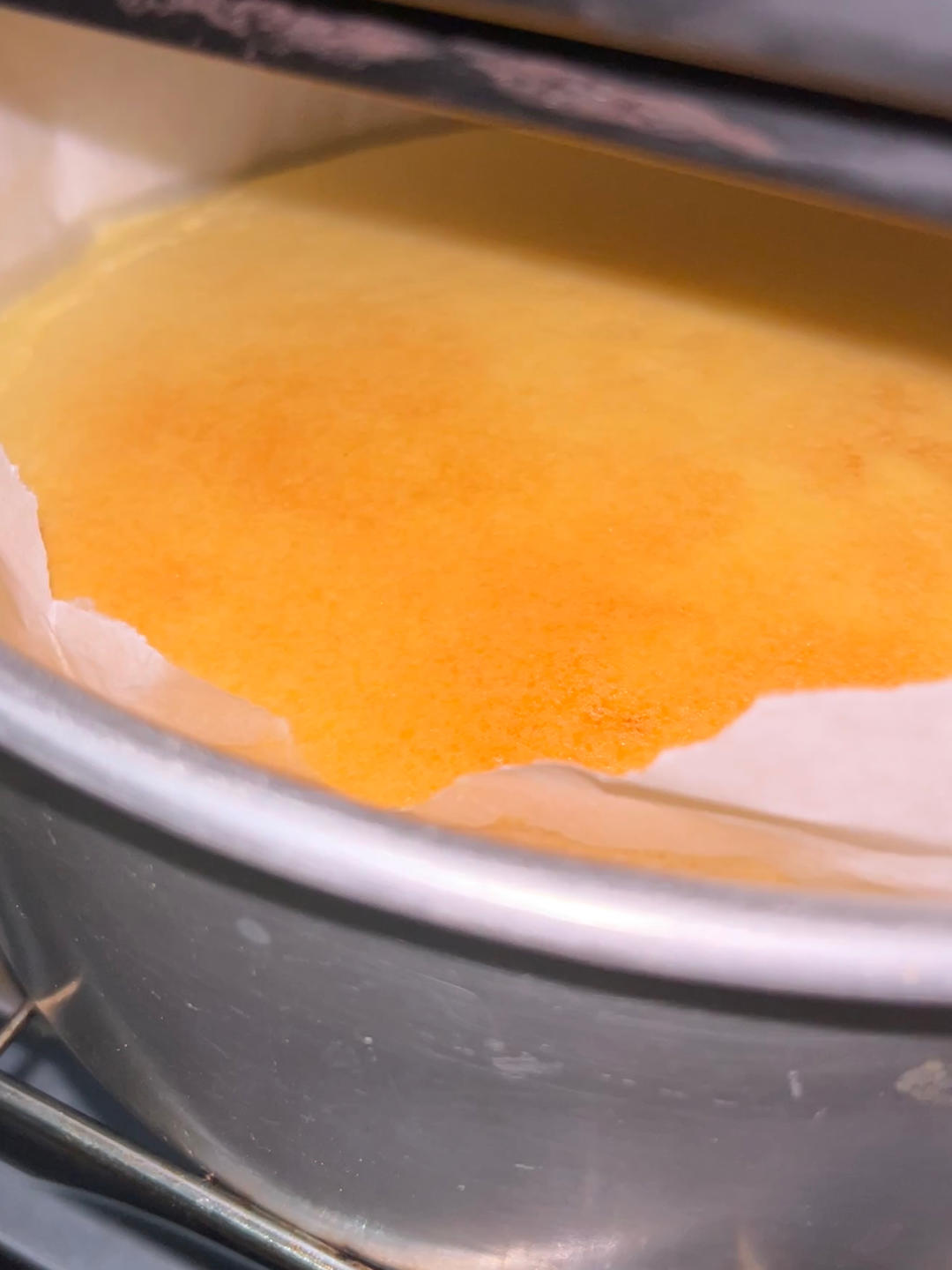 8寸轻乳酪蛋糕不开裂不缩腰