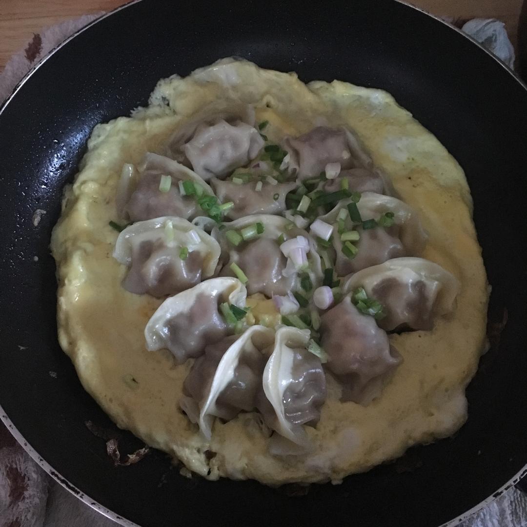 懒人快手抱蛋煎饺