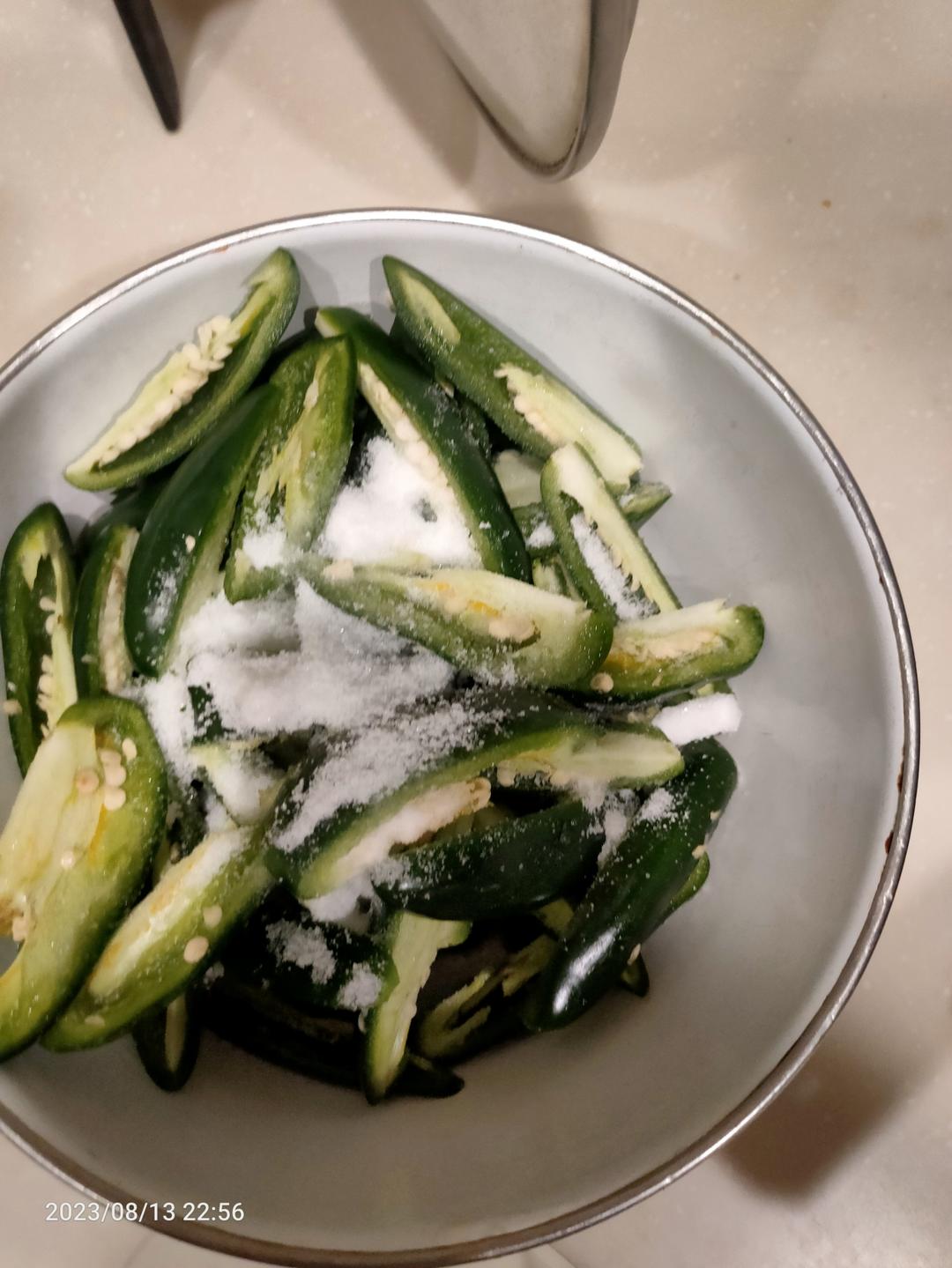 少料的素腌港椒