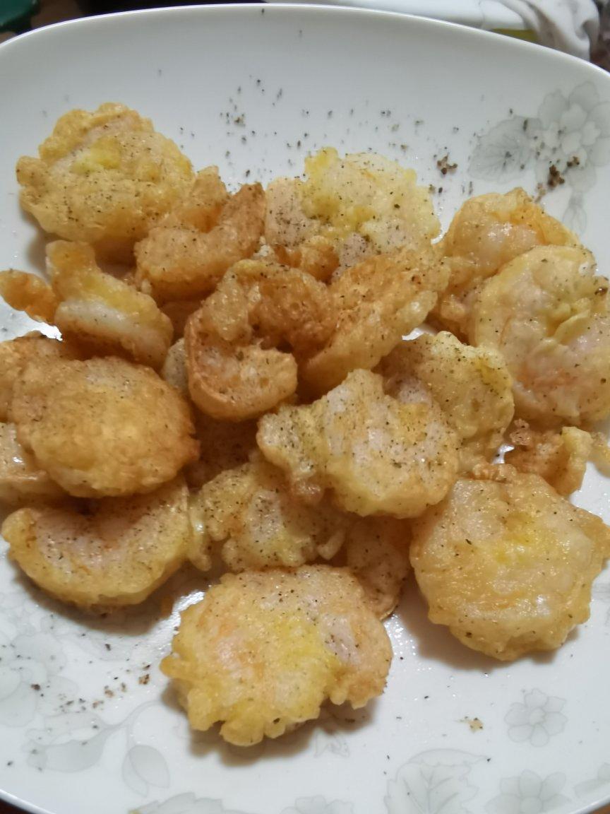 🔥吮指椒盐虾仁，完全不需要厨艺‼️