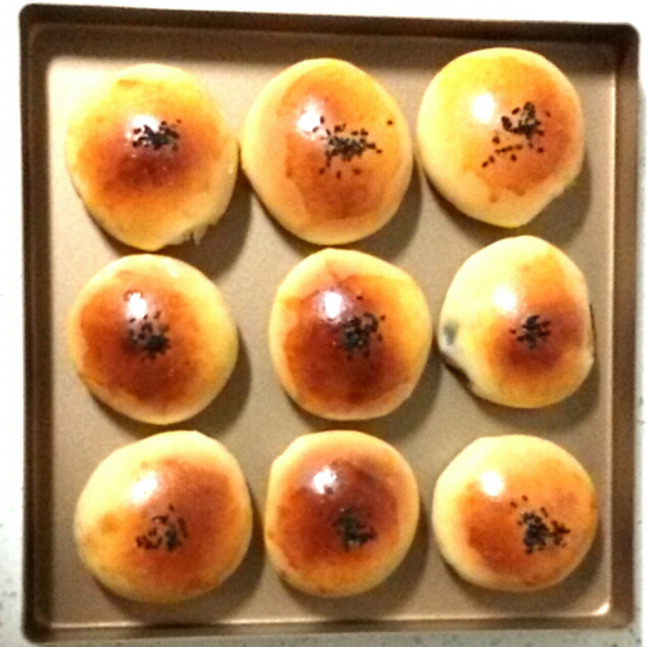 牛奶红豆小餐包