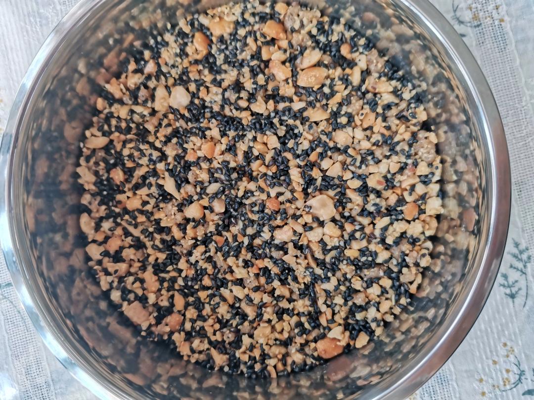 自制黑芝麻花生馅🥜