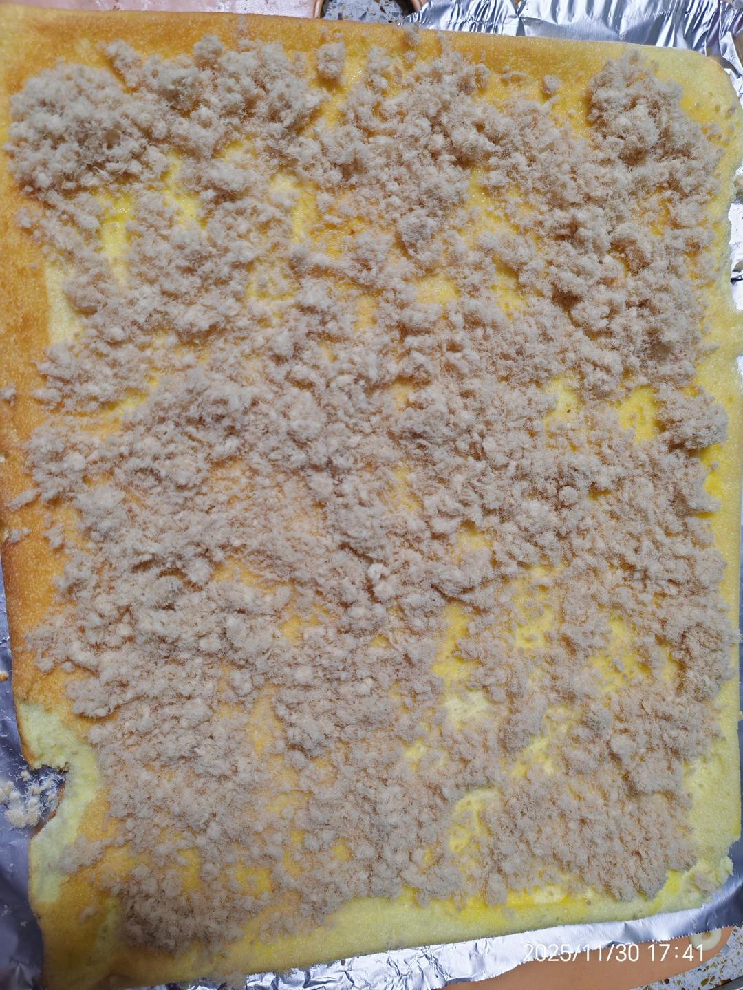 美味肉松卷-简单不开裂，零失误的蛋糕卷