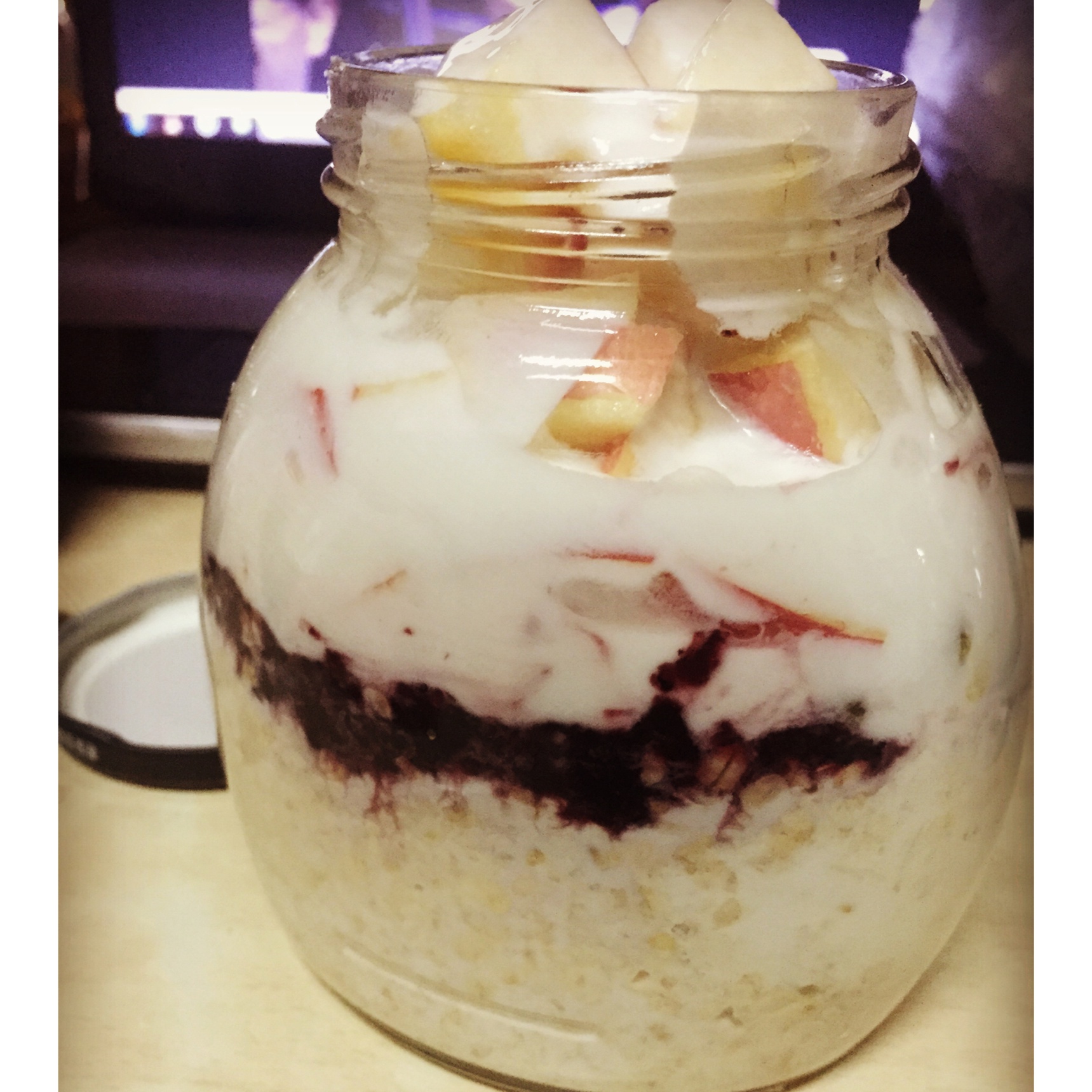 #懒人早餐#蔬果麦片罐子