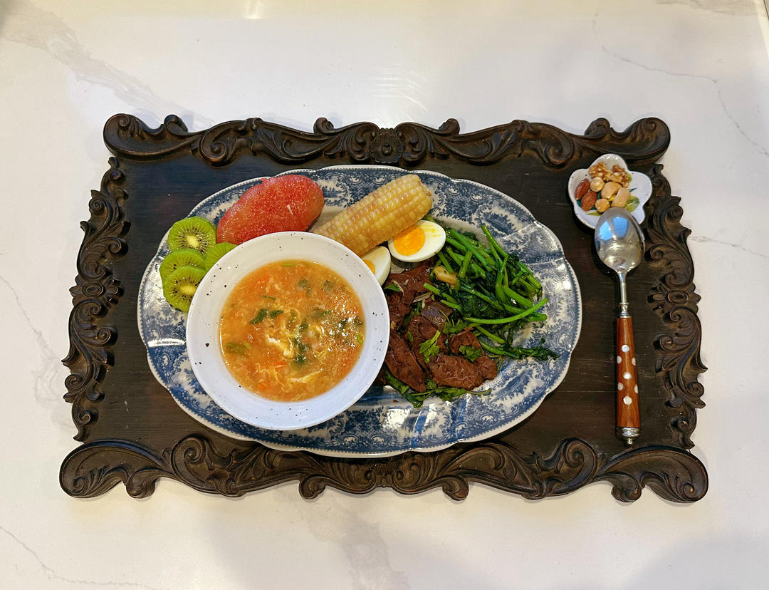 中学生早餐记录