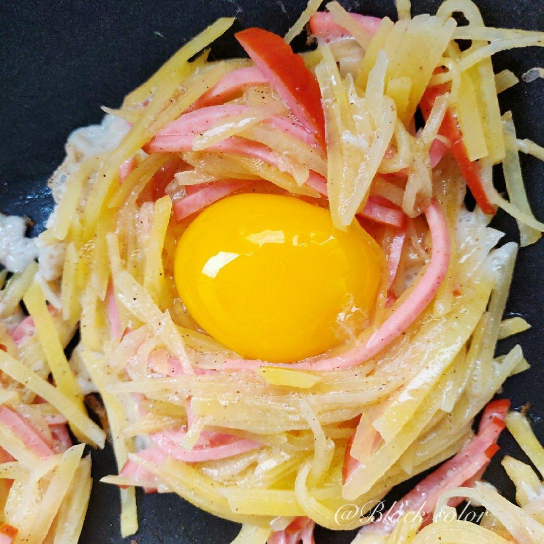 鸟巢土豆丝饼