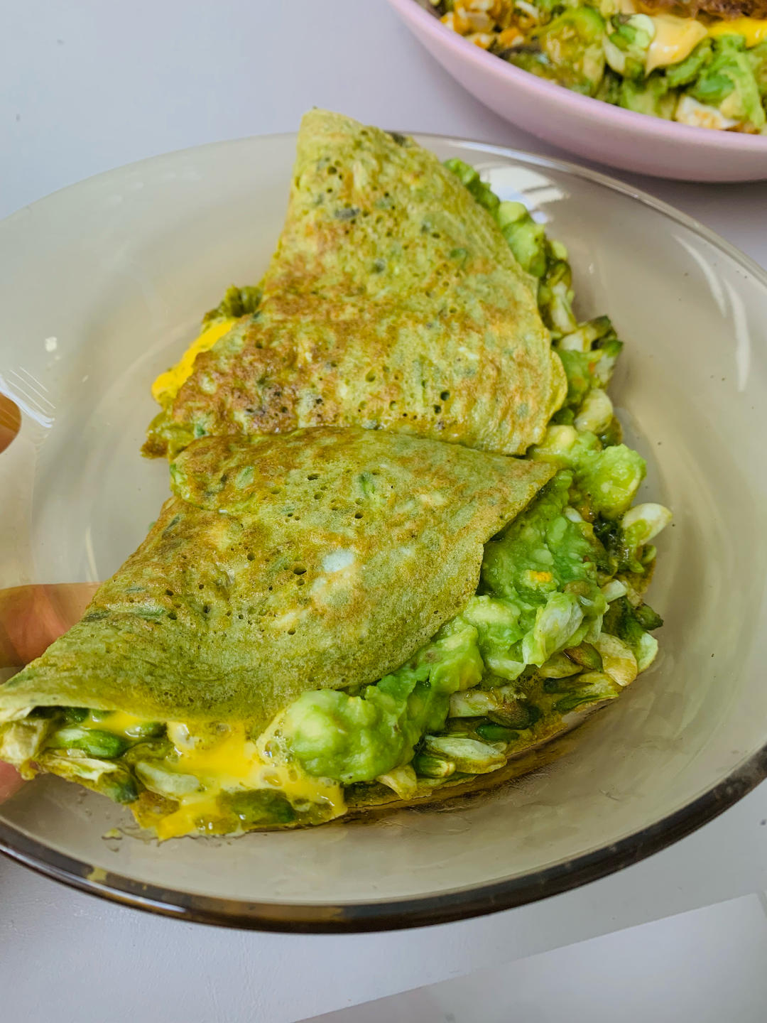 槐花芝士蛋饼【生酮饮食记录】