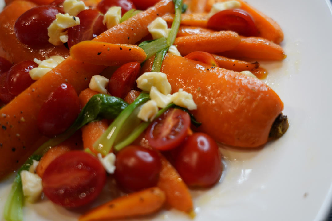 减脂时期的色拉05:双色胡萝卜色拉