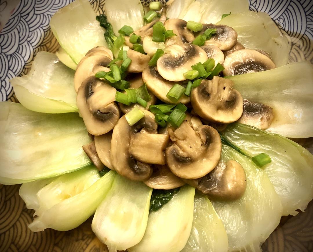 青菜蘑菇