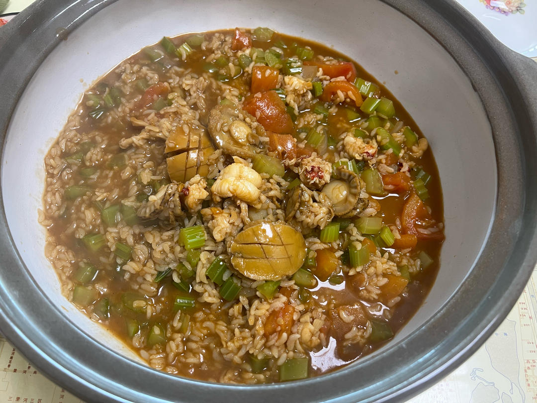 龙虾扇贝泡饭