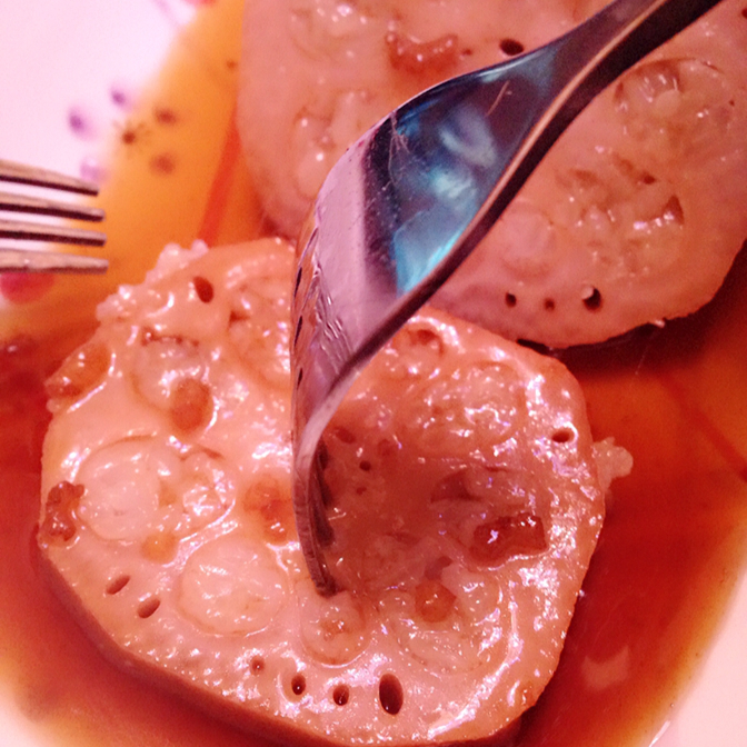 【曼食慢语】桂花红糖糯米藕