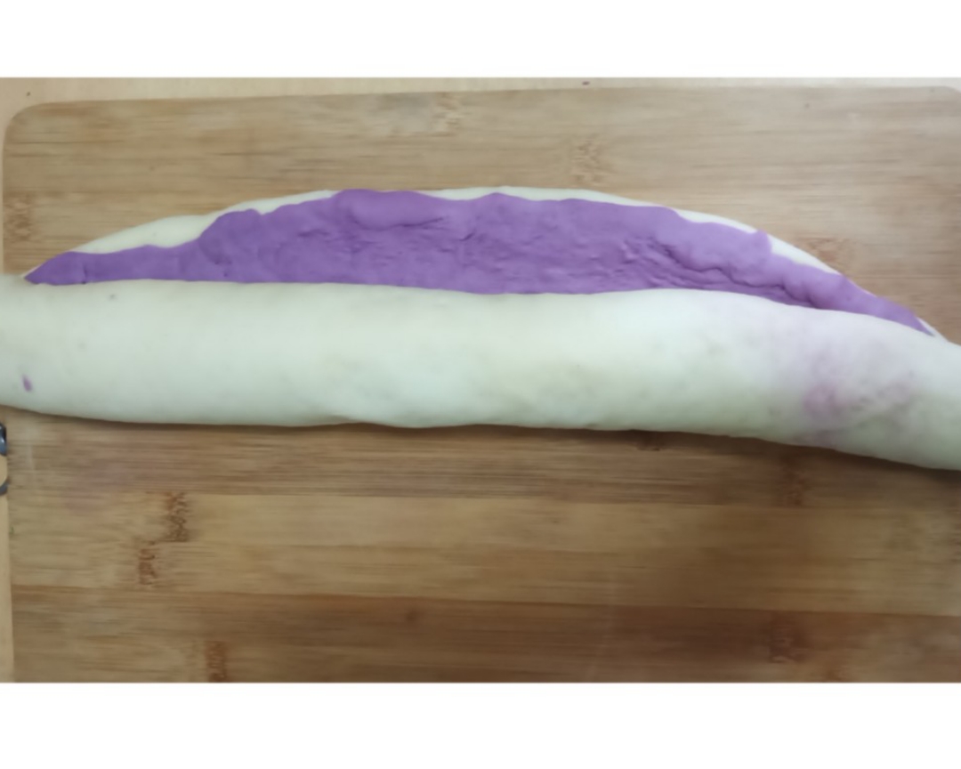 紫薯花纹吐司的做法 步骤4