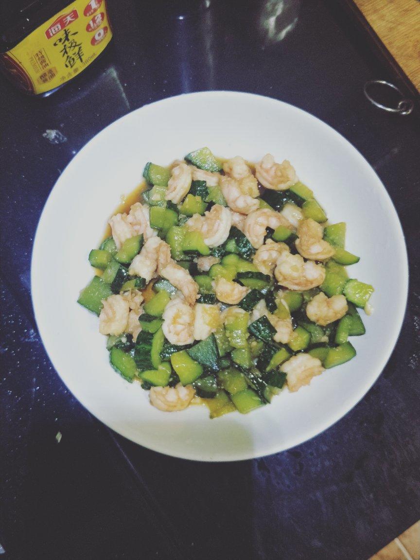 虾仁炒青瓜