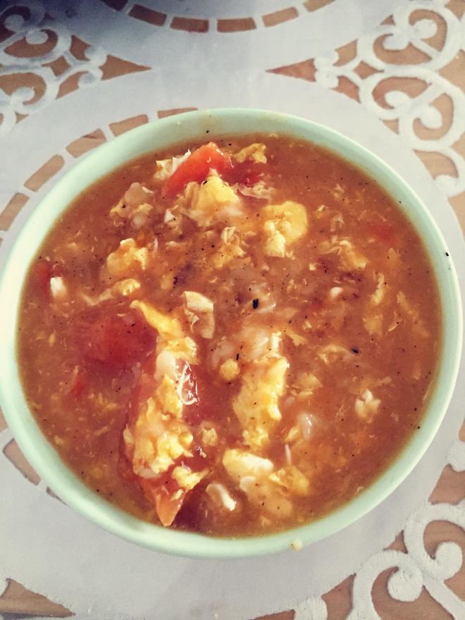 懒人版西红柿疙瘩汤的做法