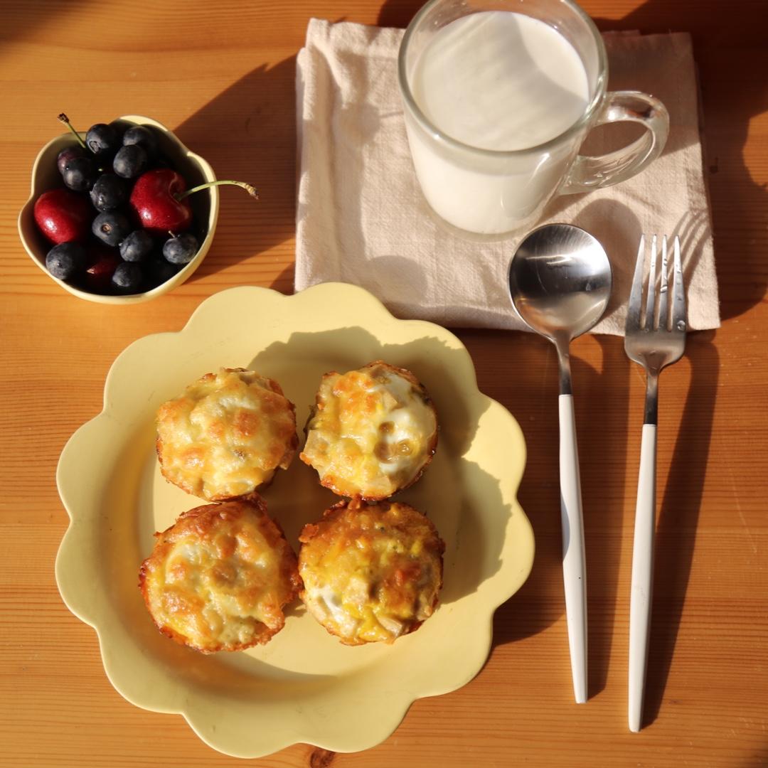 早餐鸡蛋杯cupcake Frittata