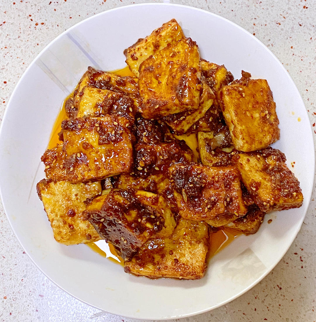 街头风味～孜然脆皮豆腐