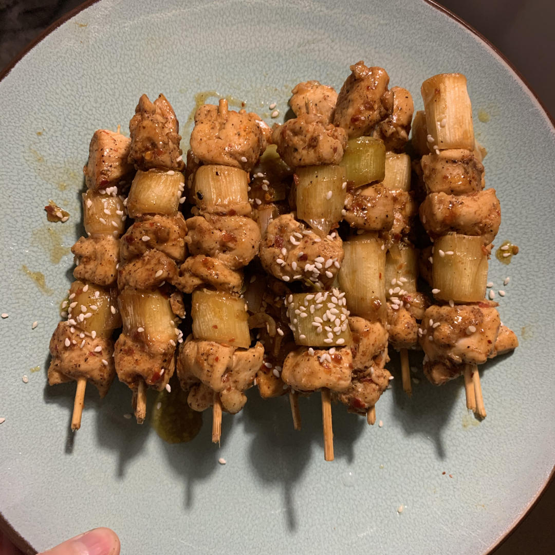 日剧里居酒屋必点菜，在家里做超级简单~和风鸡肉串