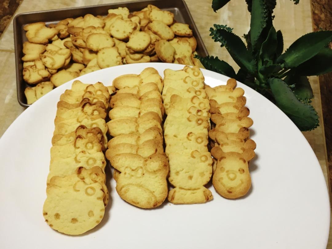 卡通黄油饼干