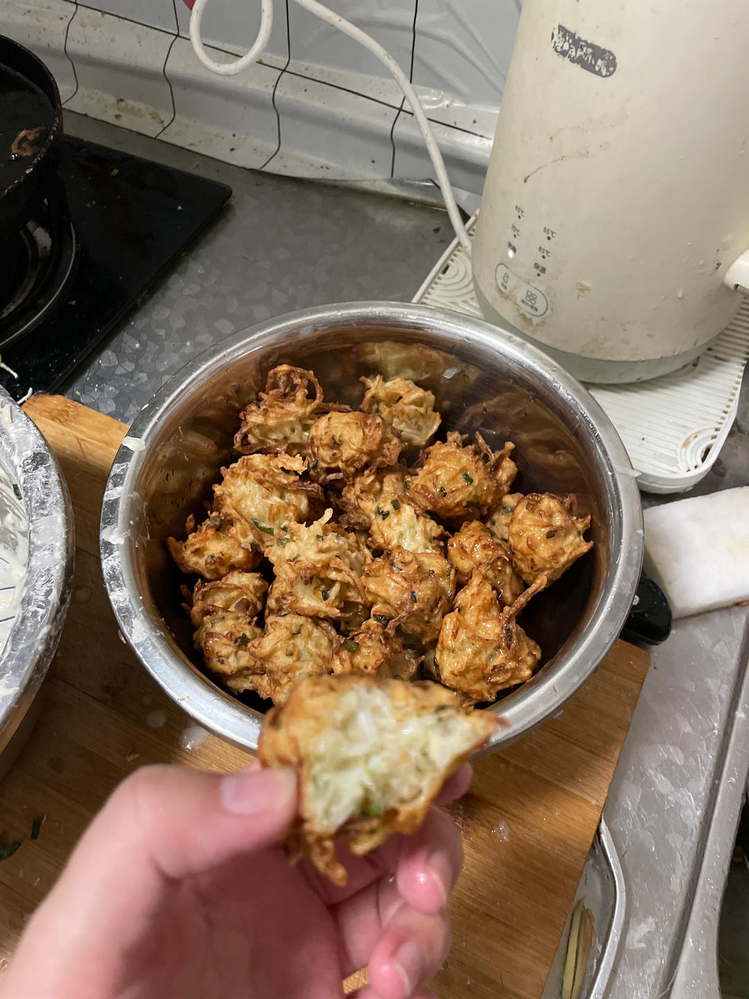 炸萝卜丝丸子