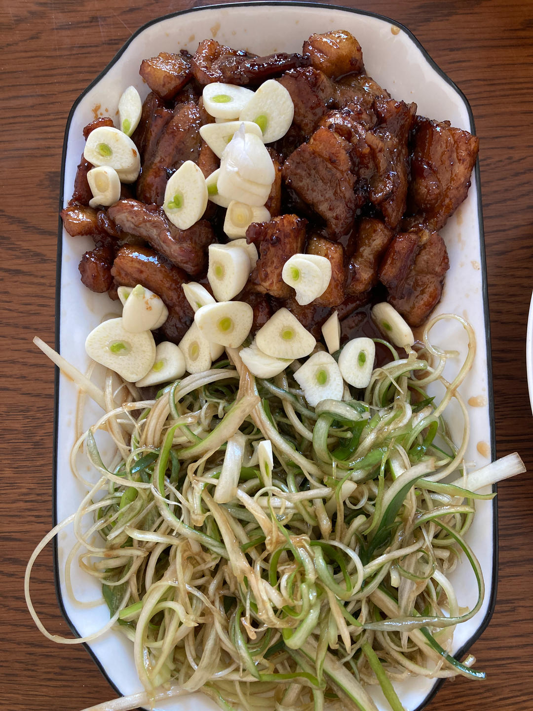 韩式葱丝五花肉