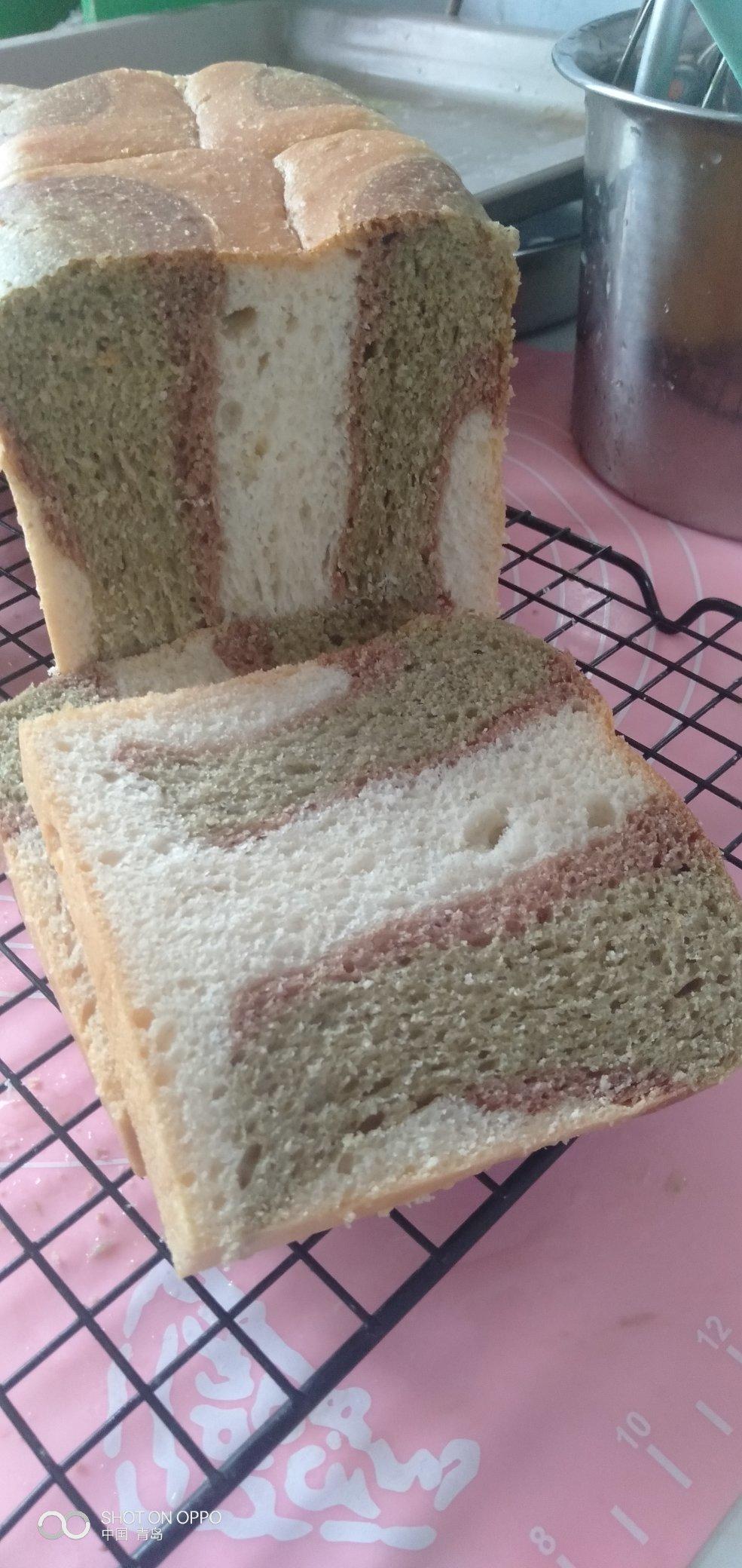 小清新三色小吐司