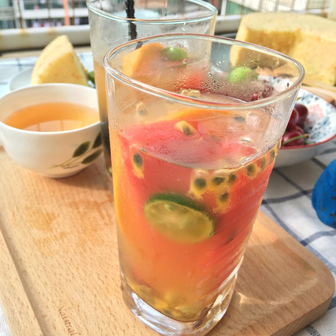 夏日么么水果茶的做法