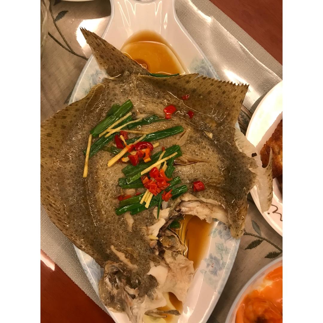 清蒸多宝鱼