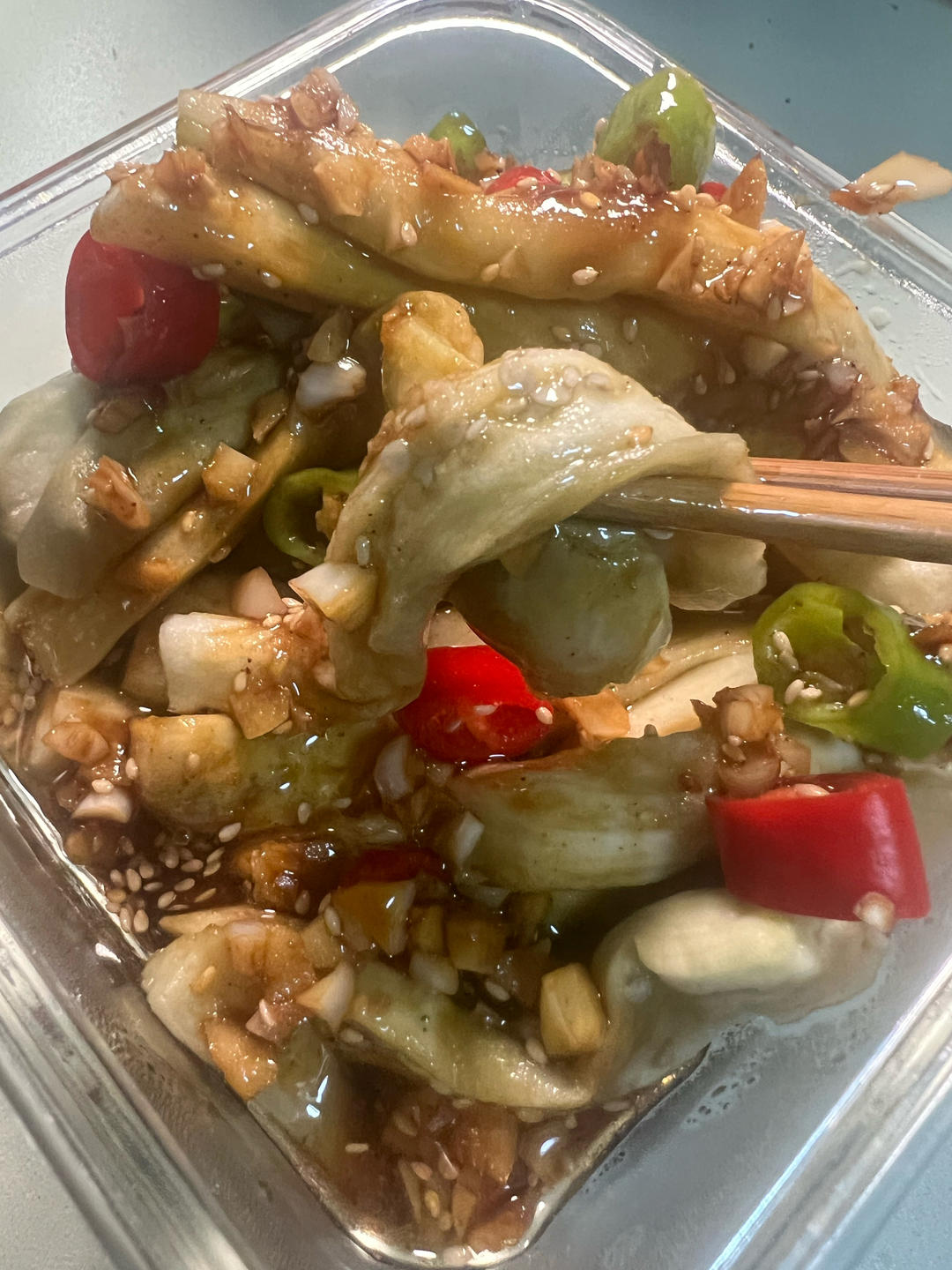 手撕茄子，简单拌一下比炒的还有味儿~