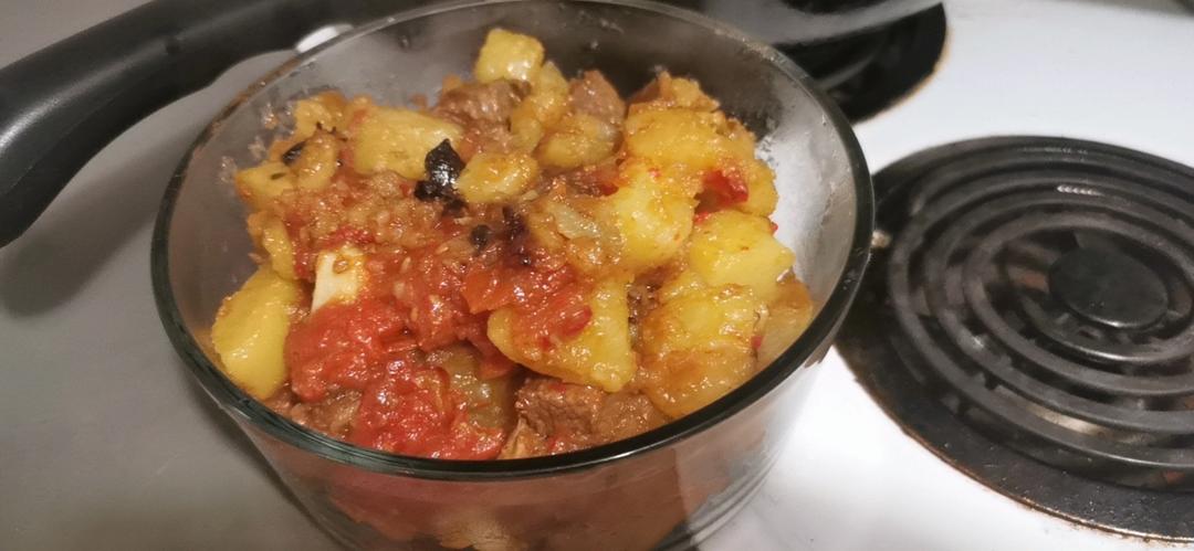 土豆炖牛肉